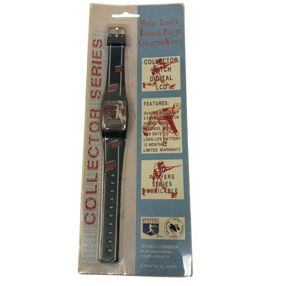NEW Vintage 1990 Ken Griffey Jr Collector Series Digital Watch - Picture 1 of 5